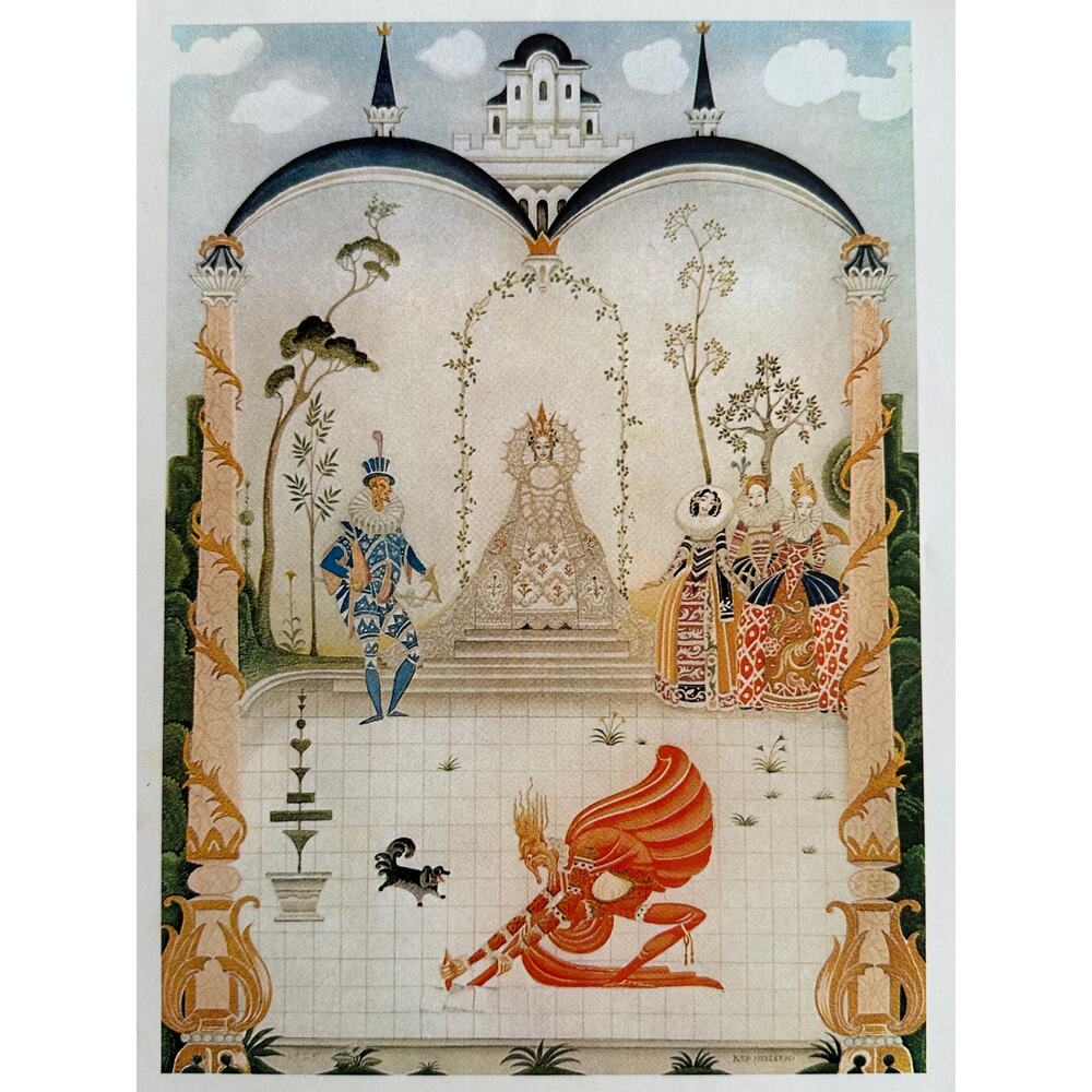 Struck The Ground, Angry Man, Brothers Grimm, Art Nouveau, Kay Nielson, Unique,